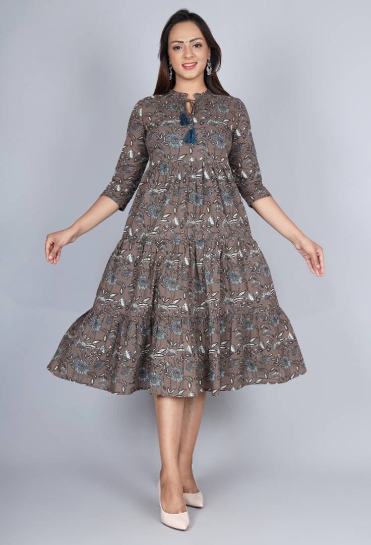 Women Printed Cotton stylish Kurta